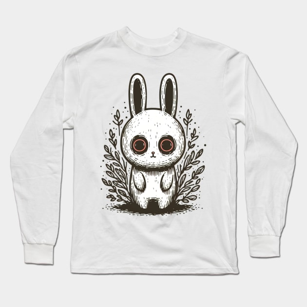 Zombie bunny Long Sleeve T-Shirt by Evgmerk